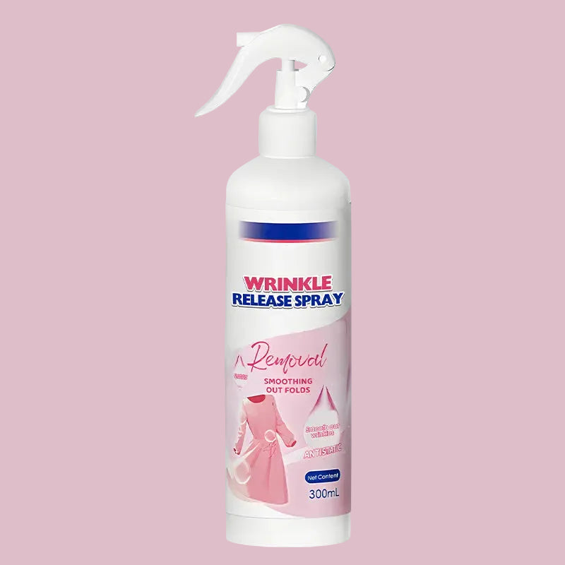 🥳2026 HOT SALE🥳💞50K+ SOLD!👔❤️🔥 50% OFF! Multi‑Functional Wrinkle Release Spray – Sprays away creases in minutes. Removes odours, gentle on fabrics. No ironing needed! A travel must‑have. 👕✨